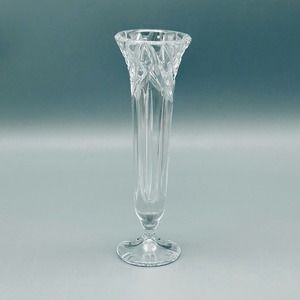 Vintage Goebel Crystal Cut Bud Vase 6 1/2”